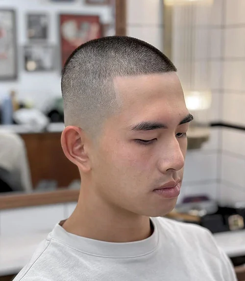 Asian Men's Buzz Cut