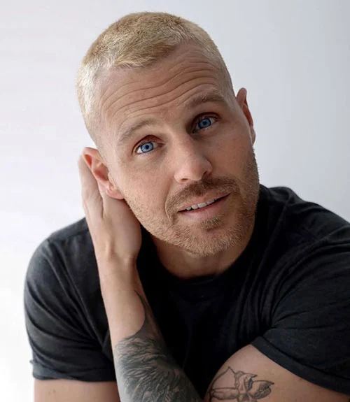 Blonde Buzz Cut