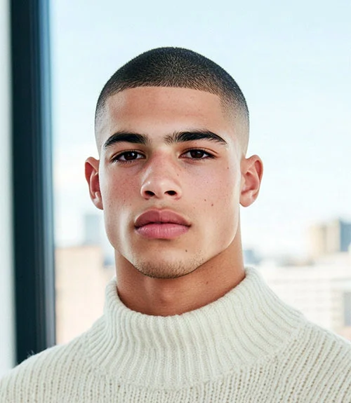 Short Buzz Cut Fade